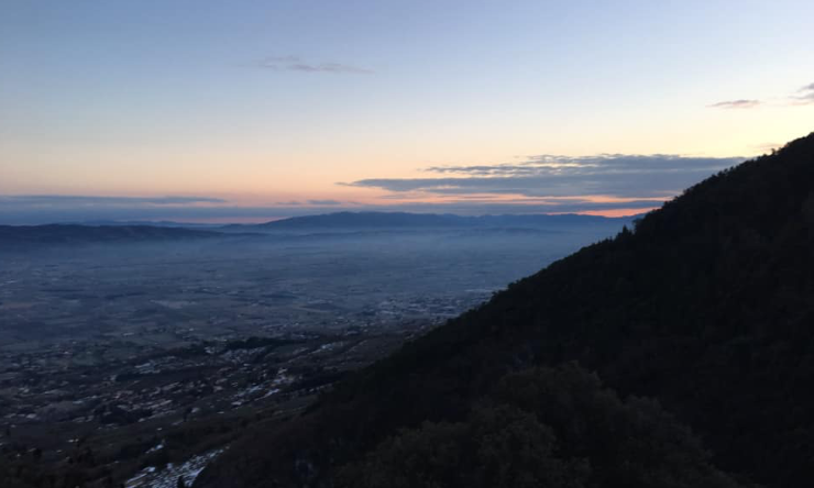 dawn in 阿西西, Italy